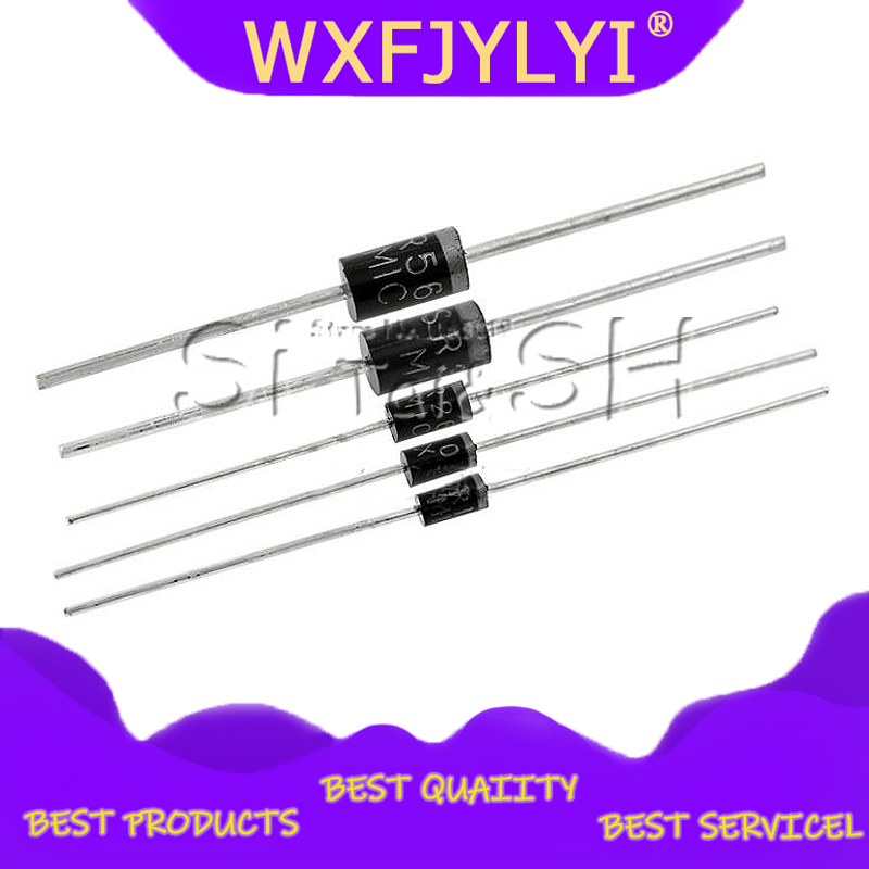 20PCS Schottky Rectifier Diode SR240 SR260 SR360 SR540 SR560 SR2100 SR3100 SR3200 SR5100 SR5150 SR5200 TUN-41 TUN-27