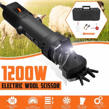 1200W 220V Flexible Shaft Electric Sheep Goat Pruning Shearing Machine Clipper Shears Cutter Wool Scissor 6 Speed Adjustable