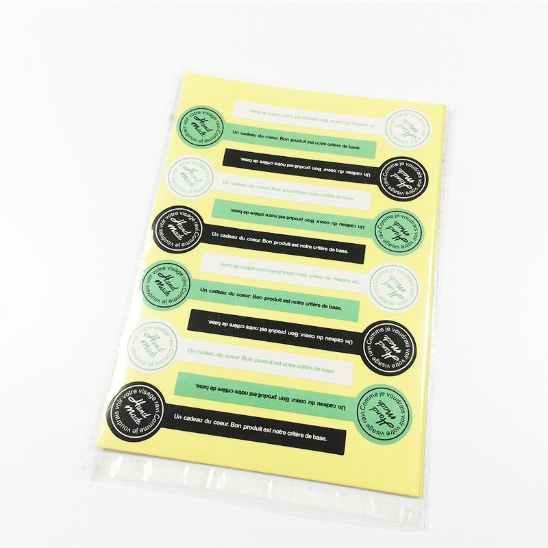 120PCS/Lot NEW long Lollipop Design Handmade seal Sticker DIY Multifunction packaging label adhesive stickers