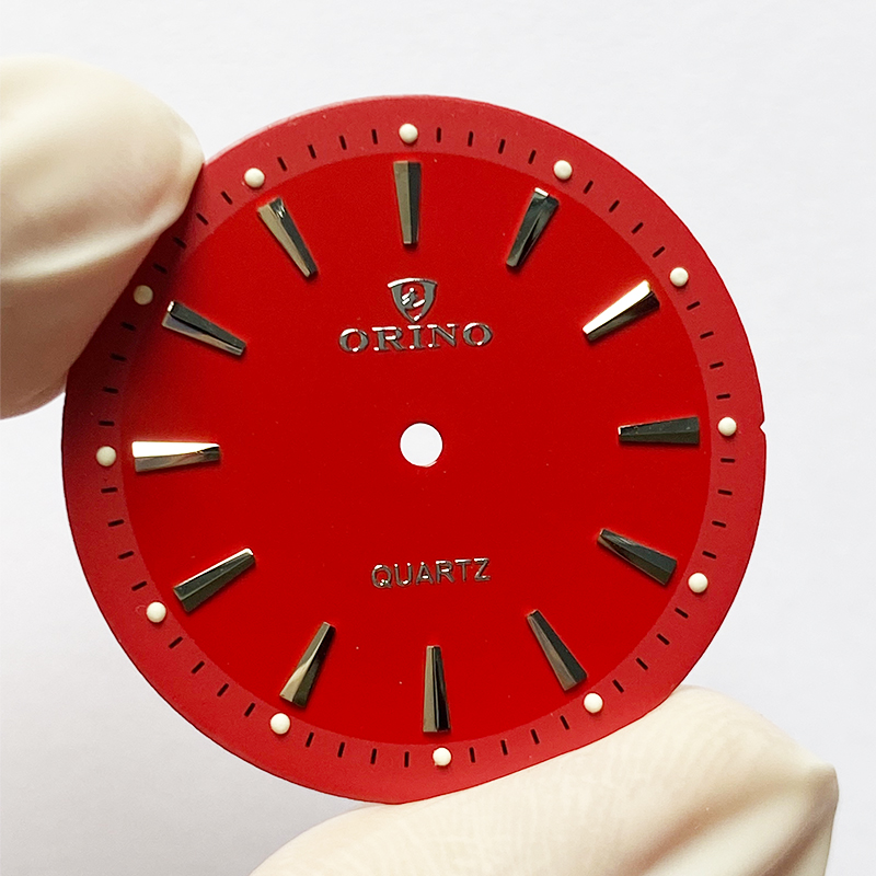 highly polished index watch dial