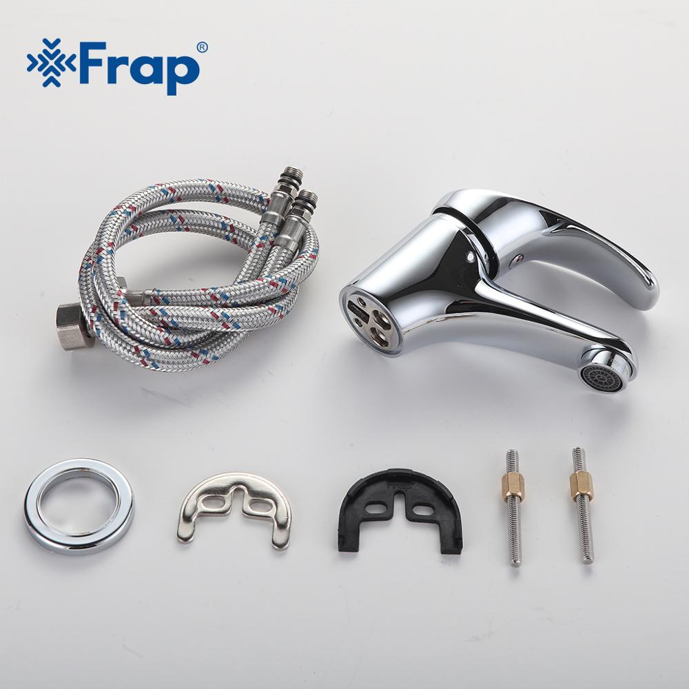 FRAP 1set bathroom fixture brass faucets toilet water basin sink tap bathroom sink faucet water mixer bathroom vanity F1036