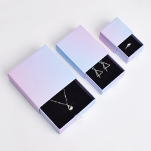 Color Gradient Drawer Box Earrings Packaging Custom