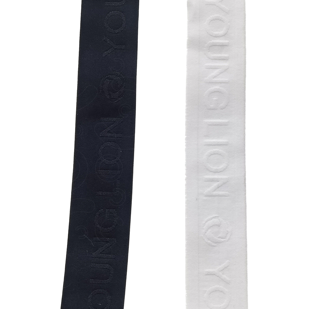 Single color high density jacquard elastic band