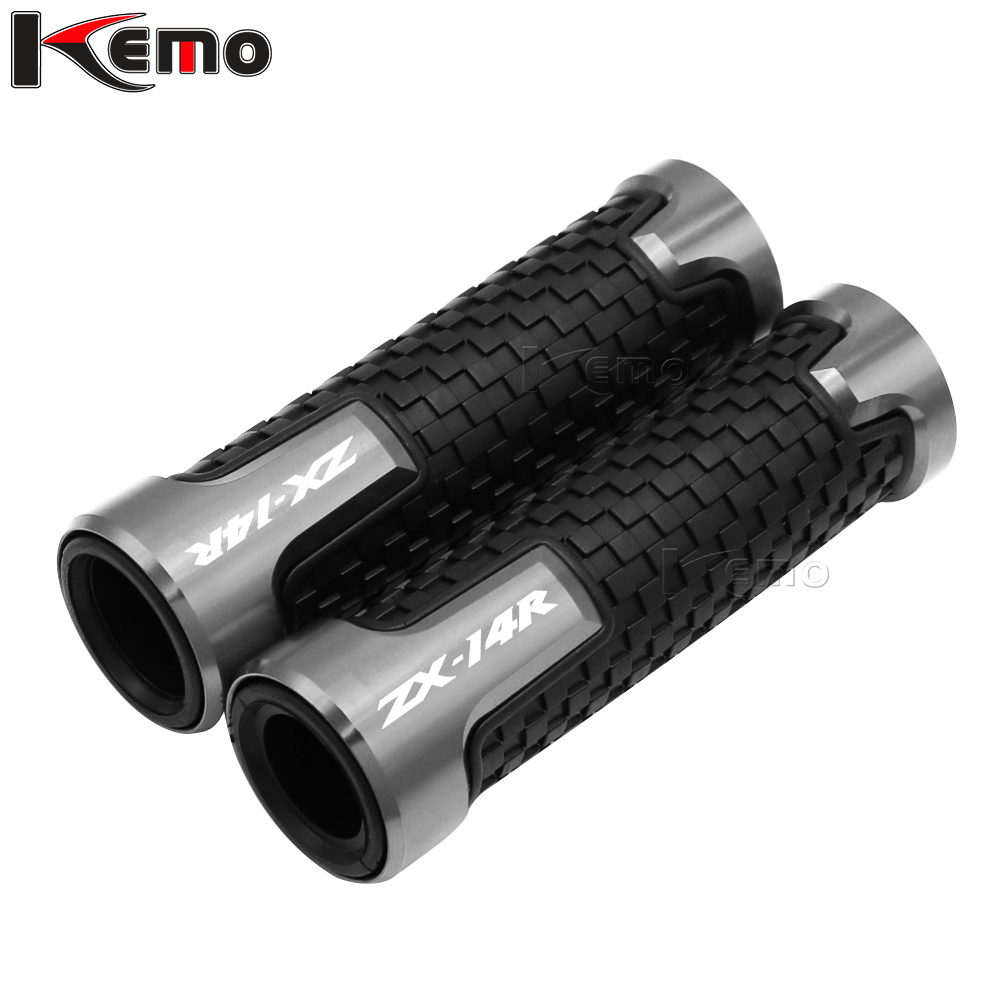 For Kawasaki ZX-14R ZX14R ZX 14R 2006-2019 2018 2017 2016 Motorcycle Accessories CNC Handlebar Hand Grips Handle Bar End Grip