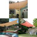 Garden Sun Shade Sail Gazebo Waterproof Triangle Outdoor Canopy For Swing Chairs Patio Beach Camping