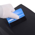 EHDIS Blue Plastic Scraper Vinyl Film Car Wrap Squeegee With Soft Fabric Felt Edge Window Glass Decal Applicator Sticker Tool