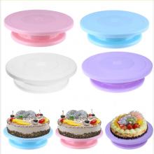 Cake Swivel Plate Revolving 28 Cm Cake Sugarcraft Thickened Turntable Decoration Stand Platform Turntable Baking Tools