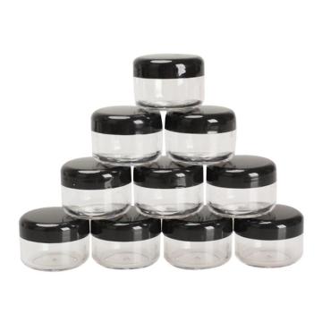 10pcs 5g / pcs Cosmetic Empty Jar Pot Portable Acrylic Box Empty Makeup Travel Face Cream Lotion Cosmetic Containers Organizer