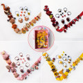 24pcs/set Girls Headwear Set Toys Girl Princess Hairdress Beauty Hair Clip Hairpi pretend play toys Children Beauty Accessories