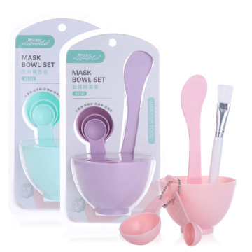 Face Mask Mixing Bowl Set DIY Facial Beauty Cosmetic Makeup Tool With Brush Mixed Stir Spatula Stick Measuring Spoon Kit