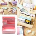 Paper Large Capacity Paper Board Storage Box Desk Decor Stationery Makeup Cosmetic Organizer