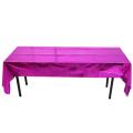 1pc Disposable Aluminum Foil Tablecloth Rectangular Hotel Banquet For Wedding Party Christmas Table Cover Home Decoration