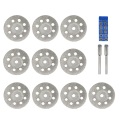 XCAN Diamond Saw Blade 20mm 22mm 25mm 30mm With Mandrel for Dremel Rotary Tools Mini Diamond Cutting Disc