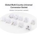 Global Universal Mutil-country Travel Adapter Electrical Plug Power Plug Adapter AU EU To US UK Onversion Plug Electrical Socket