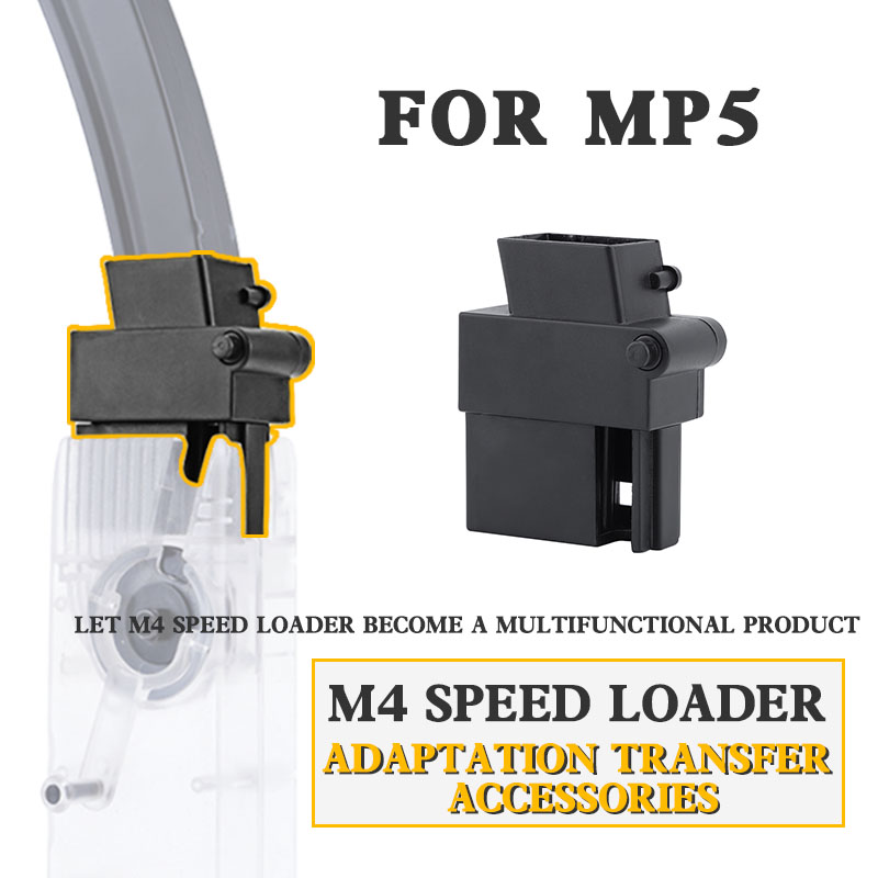 Tactical Airsoft M4 BB Speed Loader Converter Adapter to Adapt AK MP5 Magazine for Hunting Military Paintball Accessories