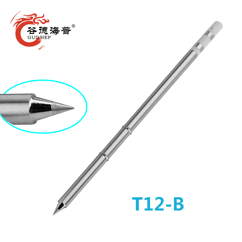 Gudhep T12 Soldering Iron Tips T12-B Soldering Bit Repairing Tool for FX951 FX950 Soldering Rework Station