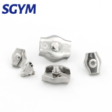 5pcs M2 M3 M4 M5 304Stainless Steel Simplex Post Bolt Clip Wire Rope Cable Clamp Caliper Rope Simple Grip