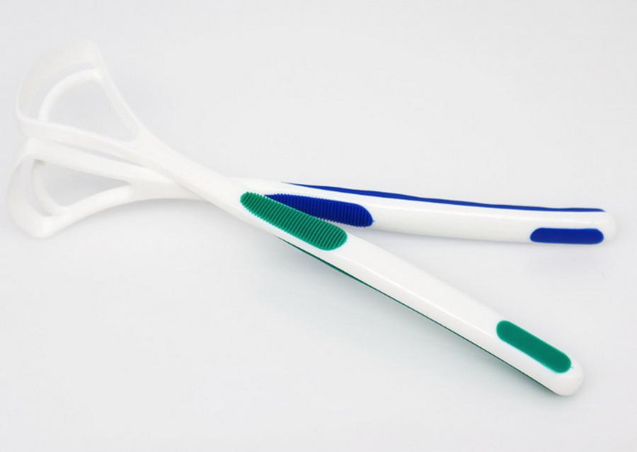 200set 2pc/set Dental Care Tool Wider Design Plastic Tongue Cleaner Scraper Dental Care Health Oral Hygiene Mouth Tool Durable