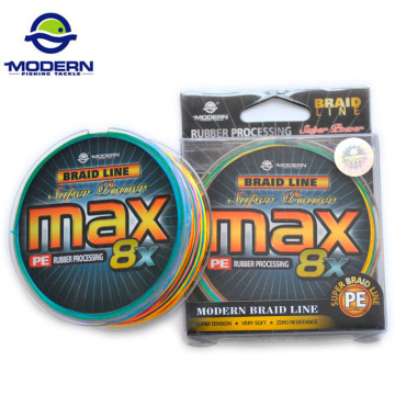 150M MAX8X Modern Fishing Line Multi 1M 1Color Japan PE Multifilament Braided Carp Fishing Rope Strong 8 Strands Braided Wires