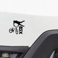 17*14.9cm BMX Bike Decal Bicycle Trick Window Bumper Sticker Car Decor Handsome And Cool Stickers car accessories