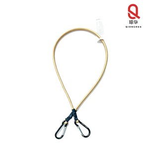 Durable Gold Elastic Cord with Spring Fasteners