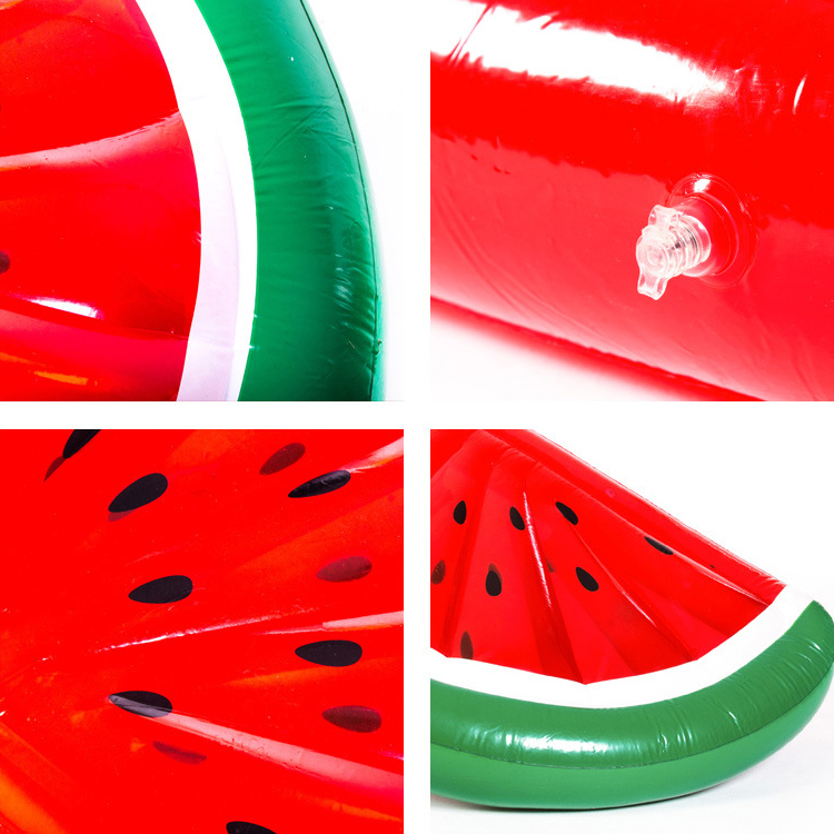 hot selling inflatable watermelon slice pool float inflatable half watermelon bed