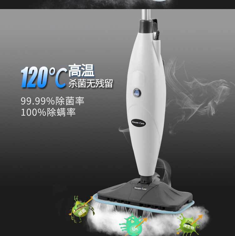 Household Electric Mop High Temperature Carpet Steam Cleaner Remove Bacterial Mites Dirt Floor Mop Handheld Steamer Cleaners