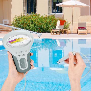 2 in 1 PH Chlorine Meter Tester PC-101 PH Tester Chlorine Water Quality Testing Device Tools For Pool Aquarium Portable