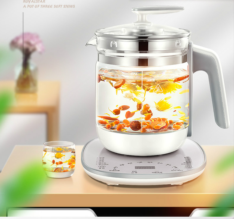 NEW Health pot automatic thickening glass multi-functional electric kettle boiling tea health anti-paste bottom