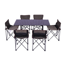 Outdoor Folding Table Chair Camping Aluminium Alloy Picnic Table Waterproof Ultra-light Durable Folding Table Desk For