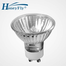 HoneyFly 3pcs Dimmable GU10 Halogen Lamp Bulb 50mm 220V 35W 50W 70W Cup Shape Halogen Spot Light Warm White Clear Glass