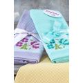 6-Piece Cross Stitch 45x70 cm Kitchen Towel Drying Cloth Mix, drying Cloth microfiber towels kitchen high absorbent thick cloth