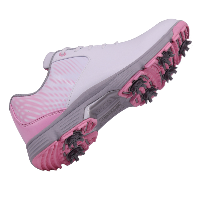 2020 New Women Golf Shoes Waterproof Outdoor Golf Sport Training Sneakers Pink Comfortable Ladies Golfing Shoes