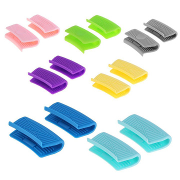 Silicone Heat Insulation Oven Mitt Glove Casserole Ear Pan Pot Holder Oven Grip Anti-hot Pot Clip Kitchen Accessories