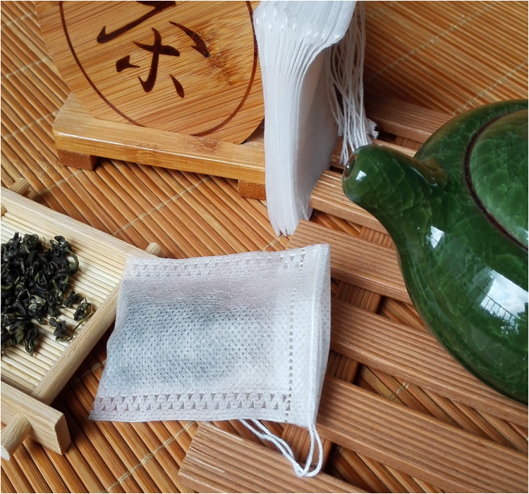 1000pcs Empty Paper Tea Bags Filter With String Heat Seal melon leaf teabags empty Tea Bags packing herbal bag sachets tea