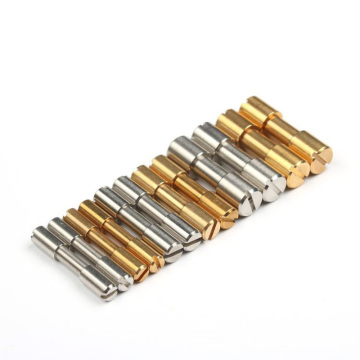 4 Pieces Diy Knife Countersunk head rivets screw across word shape Brass/ stainless steel Knife handle screw