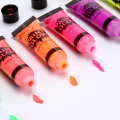 6Pcs/1Set Halloween Cosplay Makeup Body Art Paint Neon Fluorescent Party Festival Kids Face Paint UV Glow Painting