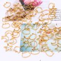 90Pcs Cat Moon Star Resin Frame Open Bezels Setting Blank Pendant Jewelry Making R9JE