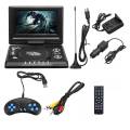 7.8 Inch Portable HD TV Home Car DVD Player VCD CD MP3 DVD Player USB SD Cards RCA TV Portatil Cable Game 16:9 Rotate LCD Screen