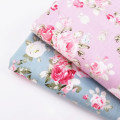 Hot Sale Floral Printing Cotton Twill Fabric Sewing Quilting Soft Skin-Friendly Woven Cotton Fabric For Dress Cloth Bedding