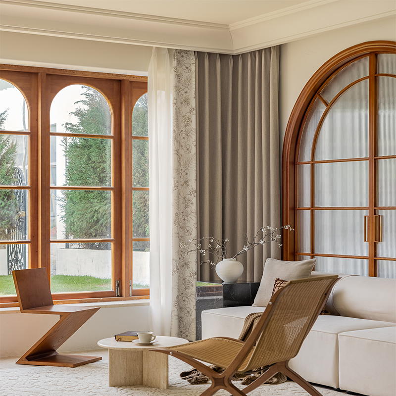 High Shading Jacquard Window Curtain