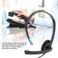 Call Center Headset MIC Service Headphone for Cordless Telephone Wired Phone Headset 3.5mm New