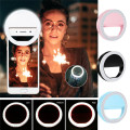 Universal Mini Ring Lamp Beauty Fill Ring Light Camera Lenses Enhancing Phone Selfie Luminous Flash Supplementary Accessories