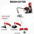 NEW MODEL 52CC NEW Comfortable Back-pack Brush Cutter,Grass Trimmer,Whipper Sniper With Several Blades as Bonos