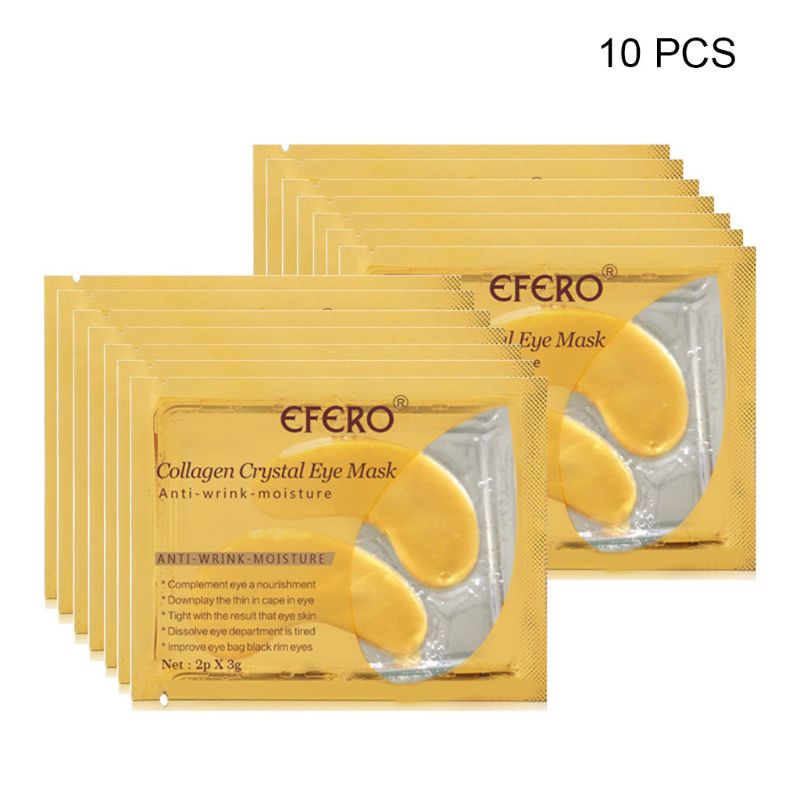 10pairs Collagen Eye Mask Skin Repair Remove Dark Circles Moisturizing Patches Q0KD