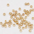 300pcs/lot 2mm 3mm Round Crimp Beads End Beads Metal Copper Gold Silver Color Stopper Beads for Diy Jewelry Findings Components