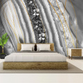 Custom Mural Wallpaper Modern Light Luxury Abstract Crystal Marble Pattern Wall Paper Living Room TV Sofa Bedroom Wall Painting