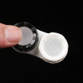 1PC Plastic Contact Lens Case Square Travel Portable Solid Color Mirror Cover Container Holder Storage Soaking Box for Lenses