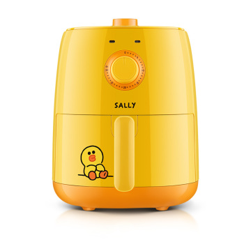 220V 2.6L Household Electric Food Fryer Multifunctional Oil-free French Fries Maker Yellow/Brown Color Available Air Fryer