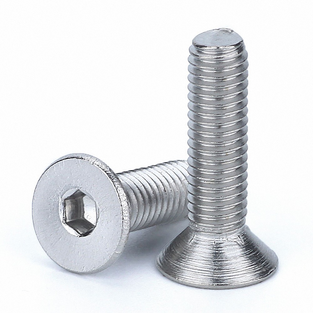 10Pcs M3 M4 DIN7991 Countersunk Socket Cap Screws A4 316 Stainless Steel Allen Key Bolts 4 5 6 8 10 12 14 16 18 20 25 30-50mm